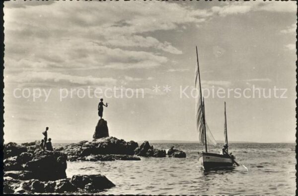 Opatija Abbazia Küste Segelpartie