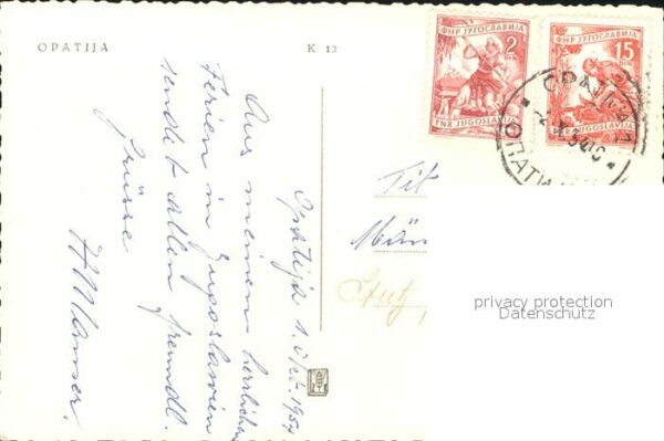 Opatija Abbazia Küste Segelpartie – Bild 2