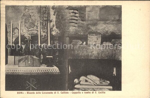 Roma Rom Ricordo delle Catacombe di S Callisto C