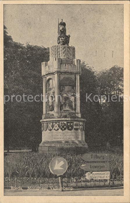 Breda Anvers Monument Valkenberg