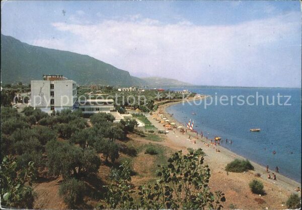 Kamena Yourla Hotel Poseidon Strandpartie