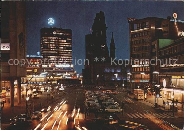 Berlin Europa Center und Kaiser Wilhelm Gedäch