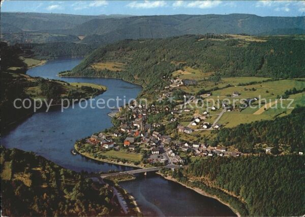 Einruhr Fliegeraufnahme Am Obersee der Rurtalsp