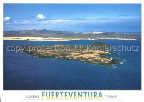 Fuerteventura Vista aerea Isla de Lobos