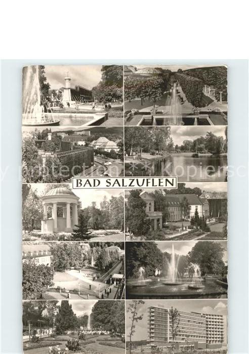Bad Salzuflen Kurpark Fontäne Pavillon Kurhaus
