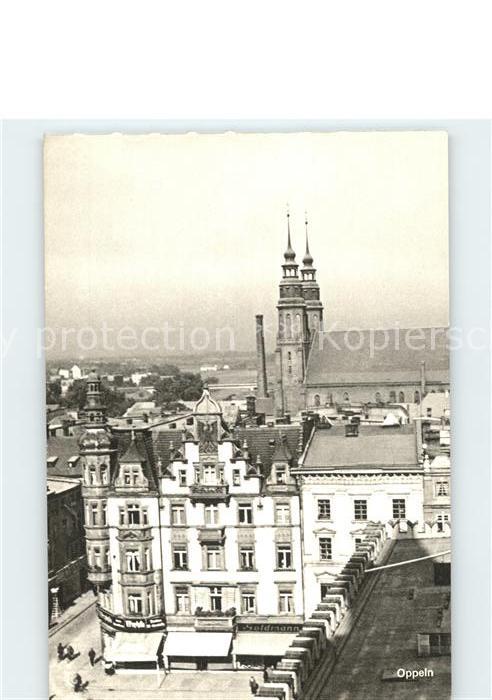 Oppeln Wingst Blick vom Rathausturm mit Pfarrkirche z