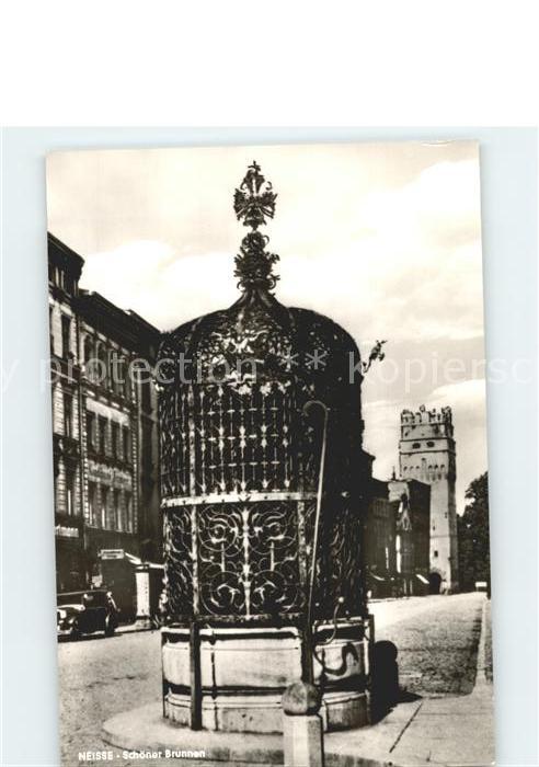 Neisse Oberschlesien Schöner Brunnen