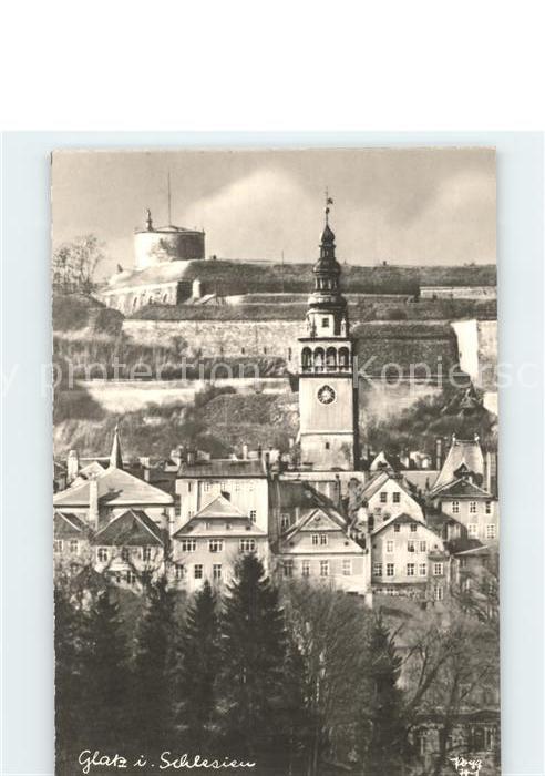 Glatz Niederschlesien Kirche und Festung