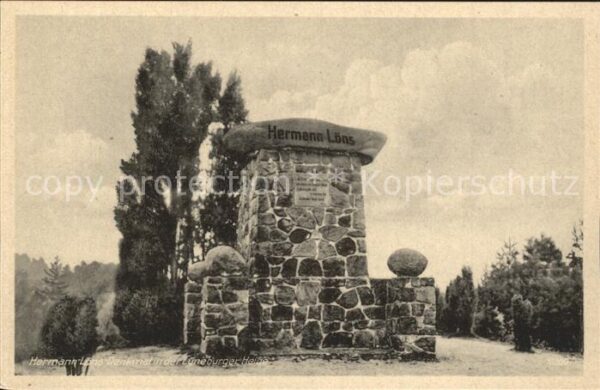 Lueneburger Heide Hermann Löns Denkmal
