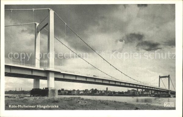 Muelheim Koeln Hängebrücke