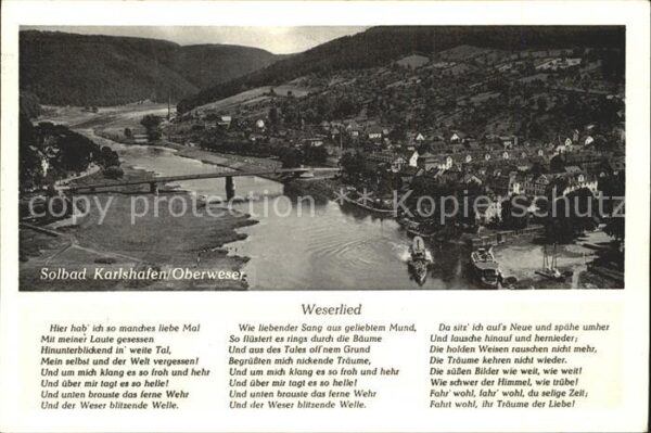 Bad Karlshafen Panorama Solbad Oberweser Brücke Weserl