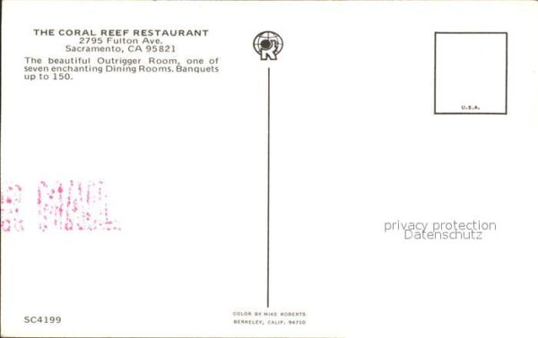 Sacramento California The Coral Reef Restaurant – Bild 2