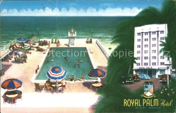Miami Beach Royal Palm Hotel Swimming Pool Ocean