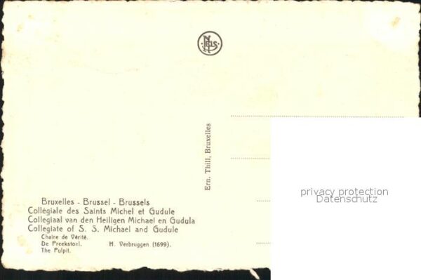 Bruxelles Bruessel Collegiales des Saints Michel et Gudule – Bild 2