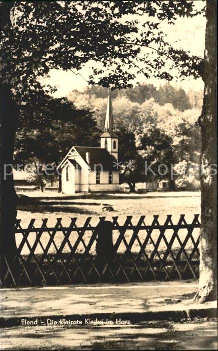 Elend Harz Kleinste Kirche im Harz
