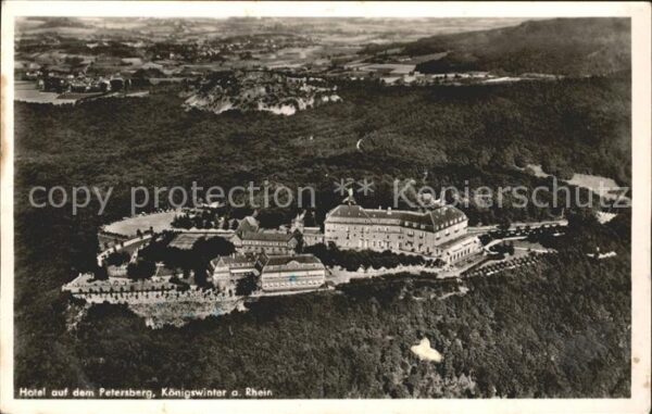 Koenigswinter Hotel auf dem Petersberg Fliegeraufnahm