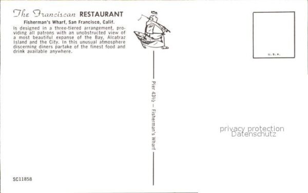 San Francisco California The Franciscan Restaurant Fischerman's – Bild 2