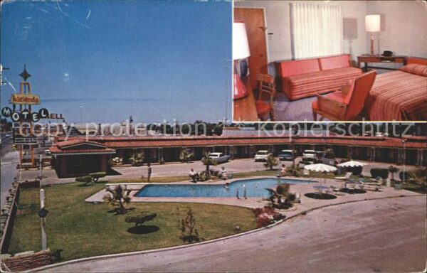 Tracy California Motel Hacienda Swimming Pool Room