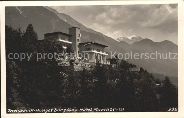 Hungerburg Innsbruck Hotel Mariabrunn Alpenblick