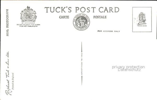 Leicester United Kingdom the Clock Tower Tuck's Post Card – Bild 2