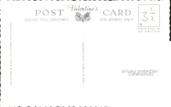 Leicester United Kingdom Granby Street Valentine's Post Card – Bild 2