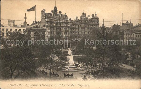 London Empire Theatre and Leicester Square Mon