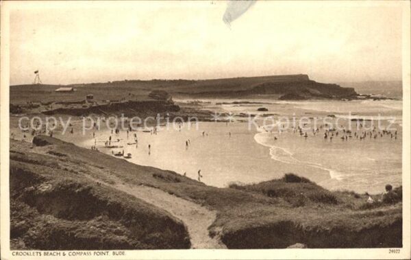 Bude North Cornwall Crooklets Beach and Compass Point