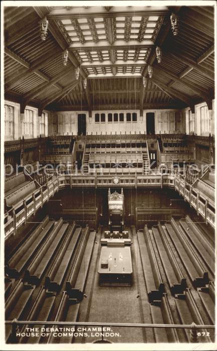 London The Debating Chamber House of Commons