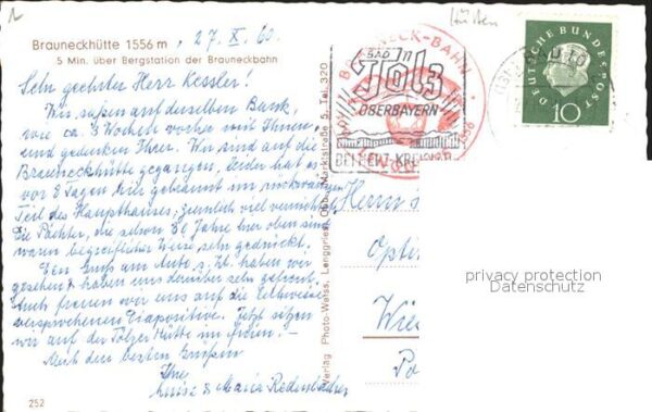 Lenggries Brauneckhütte Berghaus auf dem Brauneck – Bild 2