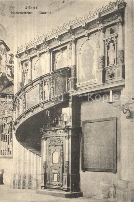 Luebeck Marienkirche Chortür
