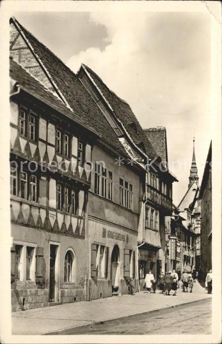 Sangerhausen Suedharz Alte Häuser am Markt