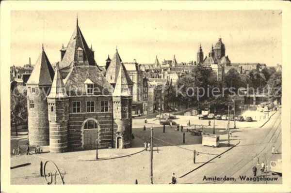 Amsterdam Niederlande Waaggebouw