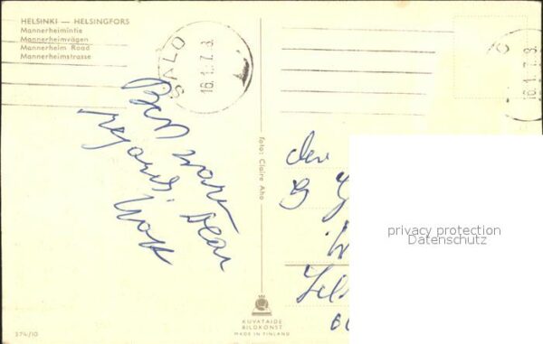 Helsinki Mannerheim Road – Bild 2