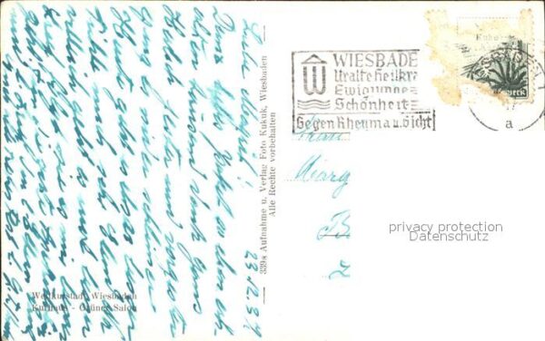 Wiesbaden Grüner Salon im Kurhaus Deckenmalerei – Bild 2