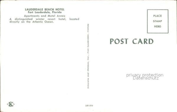Fort Lauderdale Lauderdale Beach Hotel Swimming Pool ae – Bild 2