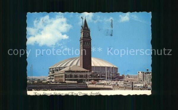 Seattle King Street Station and King Dome