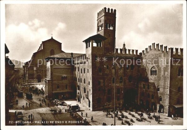 Bologna Palazzi Re Enzo e Podesta