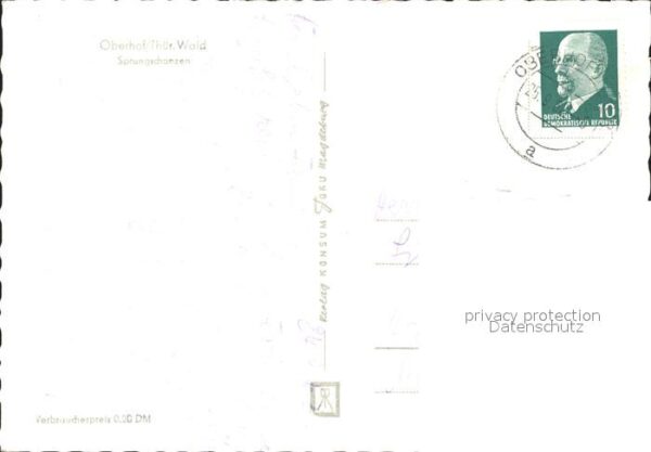 Oberhof Thueringen Sprungschanzen Skispringen Sommerpanora – Bild 2