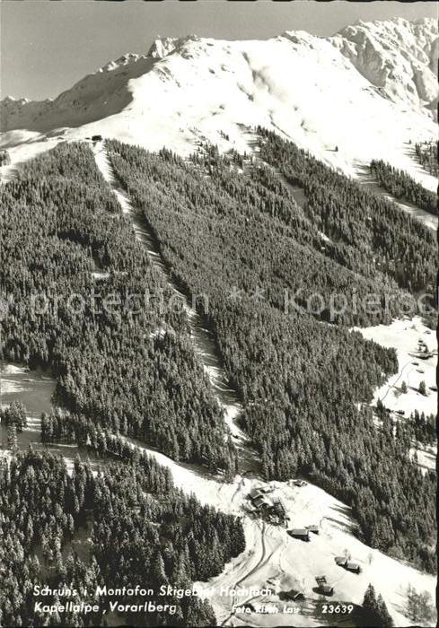 Schruns Vorarlberg Montafon Skigebiet Hochjoch Kapellalpe