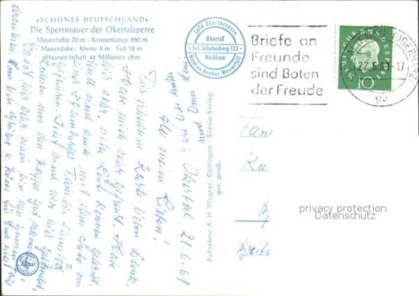 Okertalsperre Sperrmauer Kiosk – Bild 2