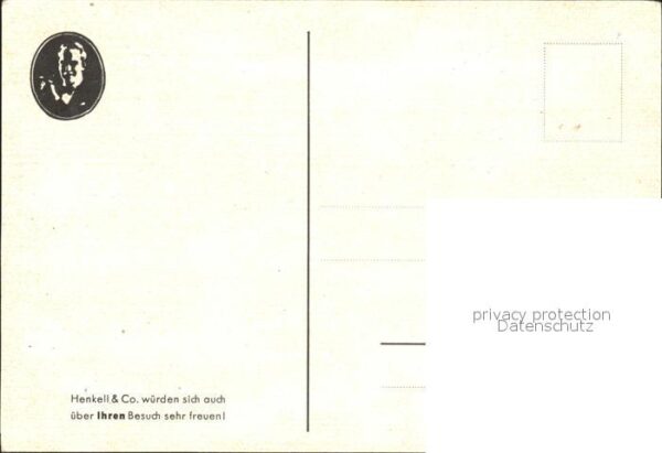 Biebrich Wiesbaden Sektkellerei Henkell & Co Hauptfront Bi – Bild 2