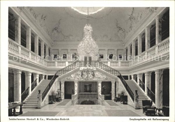 Biebrich Wiesbaden Sektkellerei Henkell & Co Empfangshalle
