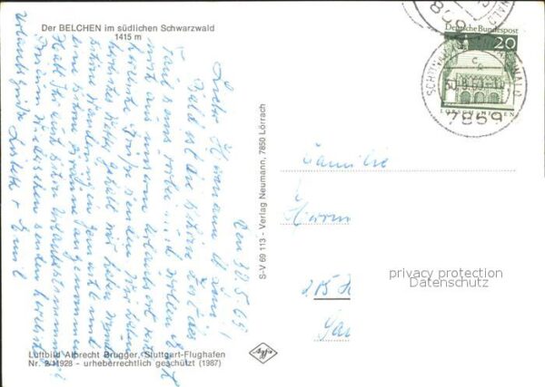 Belchen Baden Fliegeraufnahme Schwarzwald – Bild 2