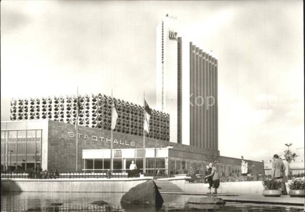Karl-Marx-Stadt Stadthalle und Interhotel Kongress