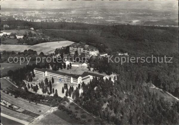 Koenigstein Taunus Taunusheim und Sanatorium Fliegeraufnah