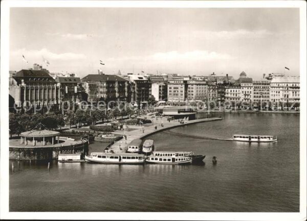 Hamburg Jungfernstieg und Binnenalster Ausflugs