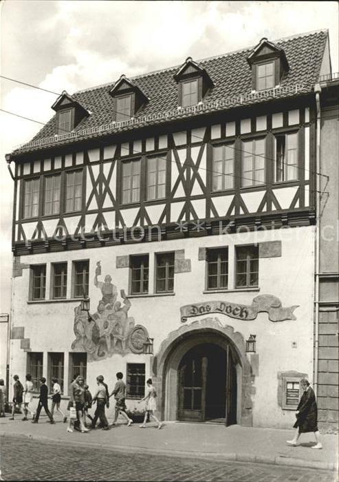 Saalfeld Saale Historische Gaststätte Das Loch Fassade