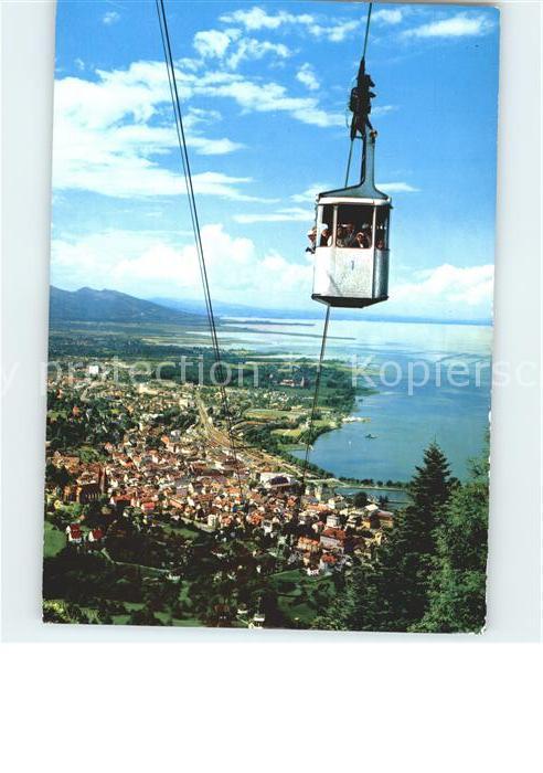 Bregenz Vorarlberg Panorama Bodensee Pfänderbahn Bergbahn