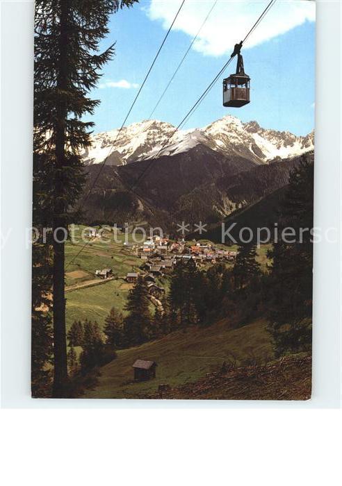 Serfaus Tirol mit Komperdellseilbahn Sommerpanorama A