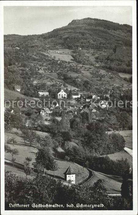 Sasbachwalden Gesamtansicht Luftkurort Schwarzwald